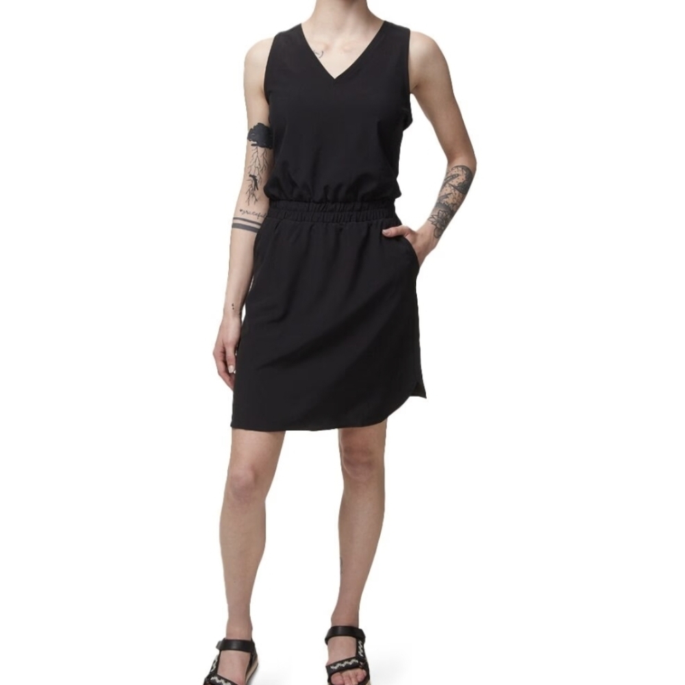 KAVU Ensenada Black Athletic Dress, Size Small